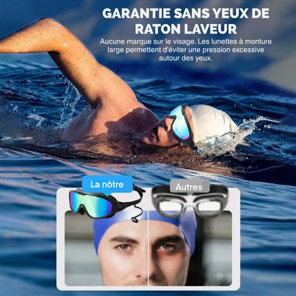 Lunettes de Natation Anti-Buée – Confort, Vision 180° & Performance