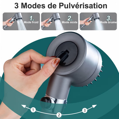 Ensemble de pommeau de douche multifonction haute pression