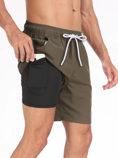 Short de Bain Homme – Polyester Respirant & Coupe Confortable