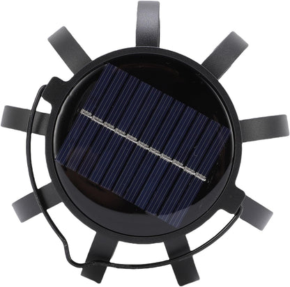Lanterne Solaire LED Effet Flamme — Éclairage d'Ambiance Extérieur Rechargeable USB-C