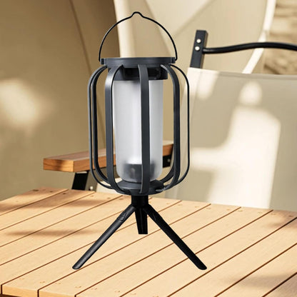 Lanterne Solaire LED Effet Flamme — Éclairage d'Ambiance Extérieur Rechargeable USB-C