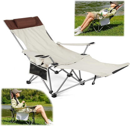 Chaise de plage portable pliable – Légère, confortable et idéale pour l’extérieur
