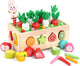 Montessori-Holzspielzeug – Sortieren von Formen, Farben und Früchten für Kinder von 1 bis 3 Jahren