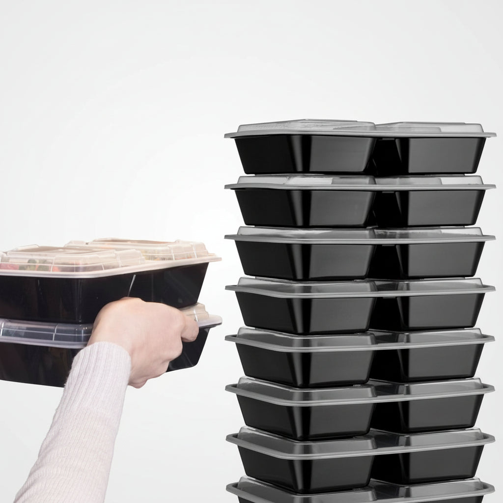 MEALSTACK – Boîte Bento triple pour repas organisés