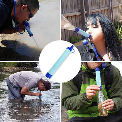 Tragbarer Wasserfilter mit fortschrittlichem Filtersystem – Ideal für Notfälle und Abenteuer