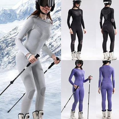Zweiteiliges Damen-Skiset für den Winter – Jacke und Hose aus Stretchstoff