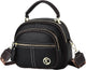 Sac classique multi-compartiments à bandoulière large et ajustable en cuir