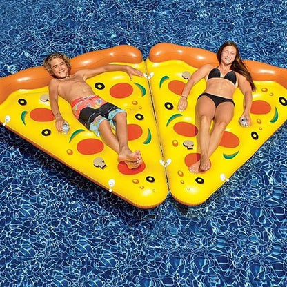 Matelas Gonflable Pizza Géante – Détente Fun et Confort sur l’Eau