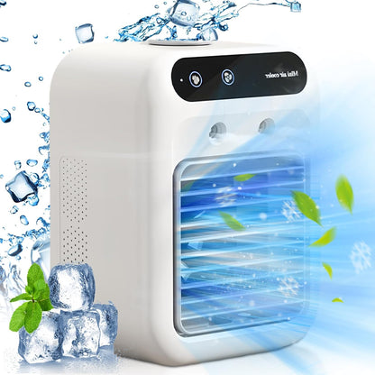 Climatiseur portable 3-en-1 USB – Refroidissement, humidification et ventilation