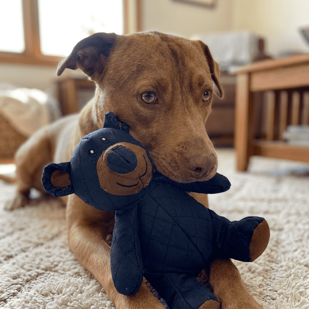 Jouet Indestructible pour Grands Mâchouilleurs | Unbreaka-Bear pour Chiens | Jouet Résistant pour Chiens Agités et Actifs
