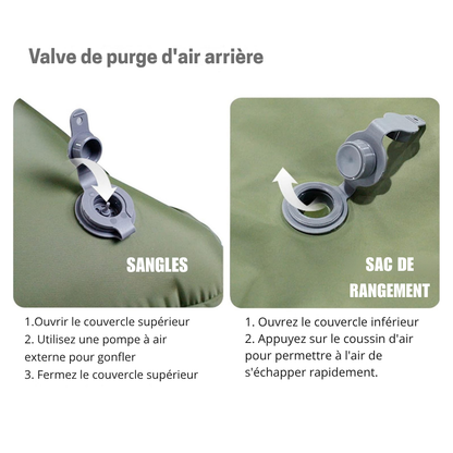 Matelas de Camping Ultraléger – Gonflage Rapide, Compact et Ultra Résistant