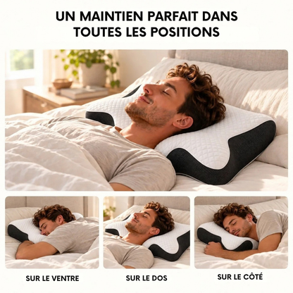 Oreiller cervical à mémoire de forme - un appui adapté à vos nuits