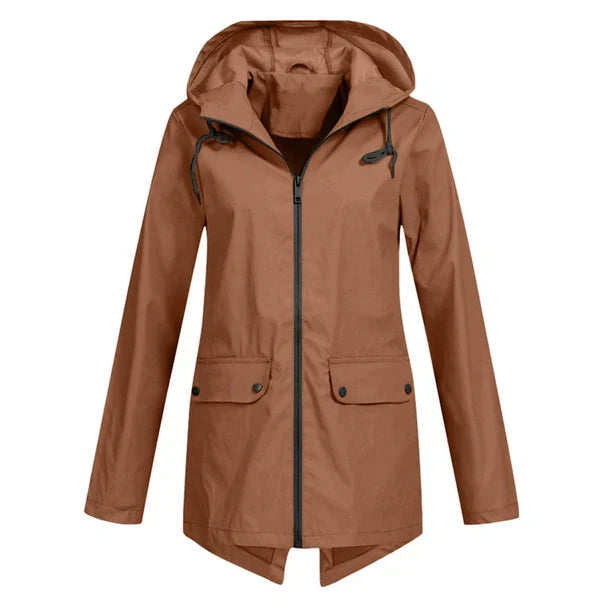 Veste de Pluie Tendance pour Dames avec Capuche - Liora