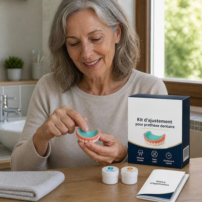 Kit d’ajustement pour dentier - confort au quotidien