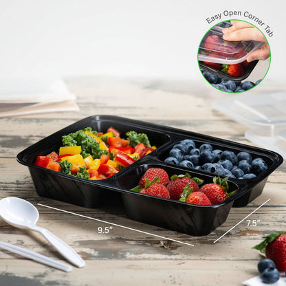 MEALSTACK – Boîte Bento triple pour repas organisés