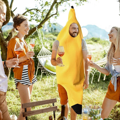 Déguisement banane en mousse - une touche amusante pour vos fêtes