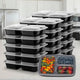 Bento-Box 900 ml mit 3 Fächern – gut organisierte Mahlzeiten