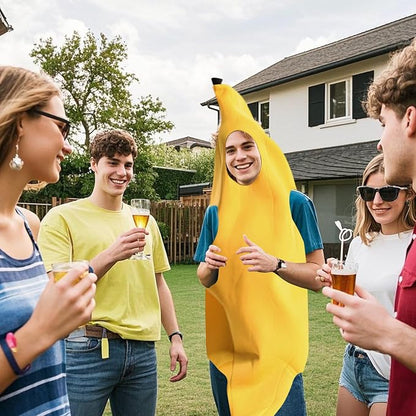 Déguisement banane en mousse - une touche amusante pour vos fêtes