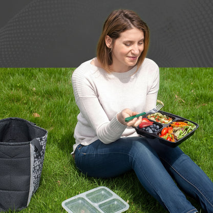 MEALSTACK – Boîte Bento triple pour repas organisés