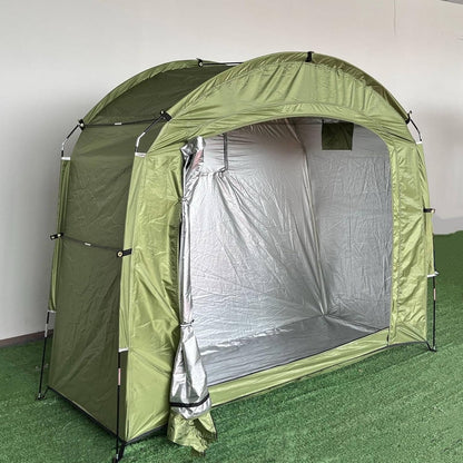Abri de rangement pliable 200 × 80 × 165 cm - matériel protégé