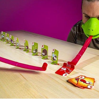 Caméléon qui tire la langue