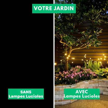 Lampes solaires LED effet luciole - une ambiance féerique au jardin