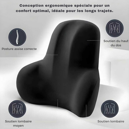 Coussin lombaire en mousse à mémoire de forme - confort au quotidien