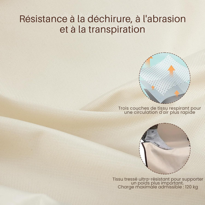 Chaise de plage portable pliable – Légère, confortable et idéale pour l’extérieur