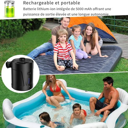 Pompe à Air Électrique Rechargeable USB – Compacte, Portable et Puissante
