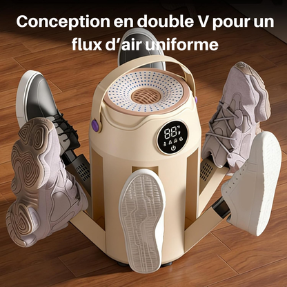 Sèche-chaussures électrique 48 °C - jusqu’à 3 paires à la fois