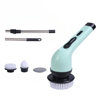 Brosse de nettoyage électrique 9-en-1 avec affichage LED – 1+1 GRATUIT