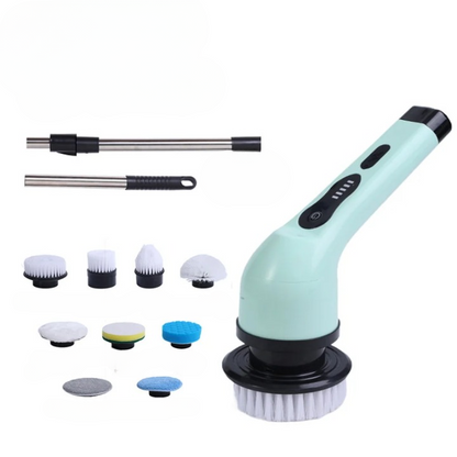 Brosse de nettoyage électrique 9-en-1 avec affichage LED – 1+1 GRATUIT