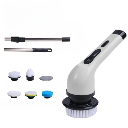 Brosse de nettoyage électrique 9-en-1 avec affichage LED – 1+1 GRATUIT