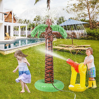 Aufblasbare Palme für Pool und Strand – Lustiges Wasserspielzeug für Kinder