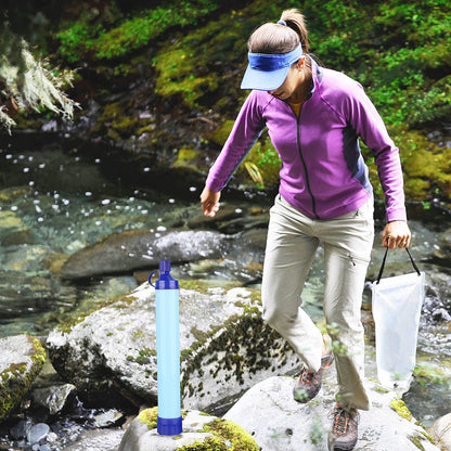 Tragbarer Wasserfilter mit fortschrittlichem Filtersystem – Ideal für Notfälle und Abenteuer