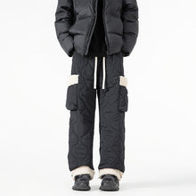 Pantalon de Ski Matelassé pour Homme – Pantalon d’Hiver Épais à Coupe Droite