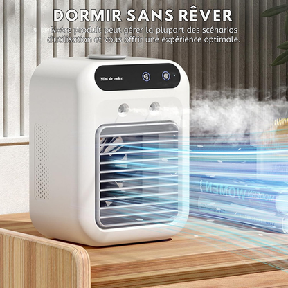 Rafraîchisseur d'air avec diffuseur de parfum intégré — Fraîcheur et bien-être à domicile