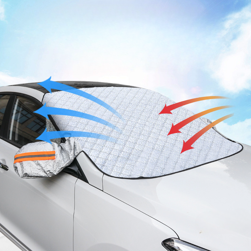Couverture magnétique pour pare-brise – Protection automobile contre le gel, le soleil et la neige