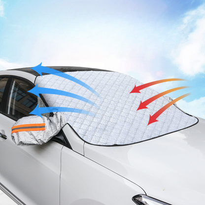 Couverture magnétique pour pare-brise – Protection automobile contre le gel, le soleil et la neige