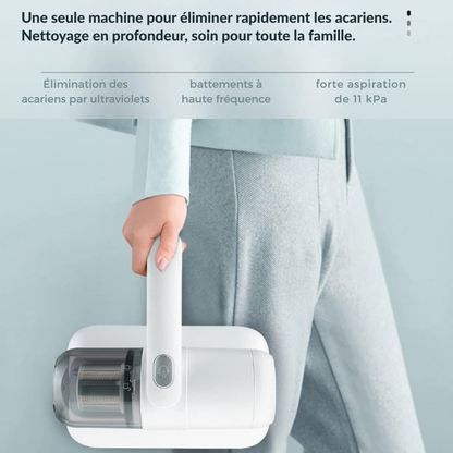 Aspirateur anti-acariens portable - un nettoyage ciblé des textiles