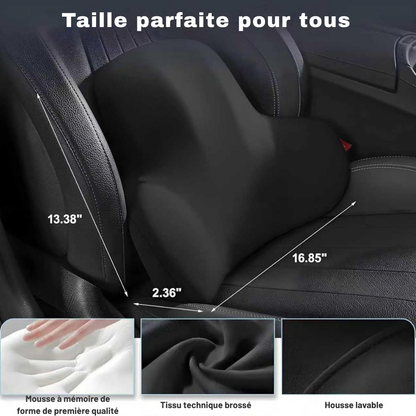 Coussin lombaire en mousse à mémoire de forme - confort au quotidien