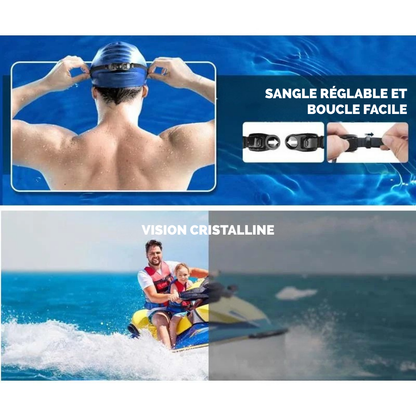 Lunettes de Natation Anti-Buée – Confort, Vision 180° & Performance