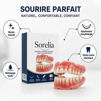 Prothèse dentaire cosmétique amovible - une apparence soignée au quotidien