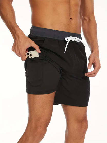 Short de Bain Homme – Polyester Respirant & Coupe Confortable