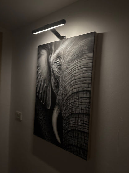 ArtGlow Éclairage LED sans fil pour tableaux – Applique murale rechargeable avec télécommande, lumière dimmable