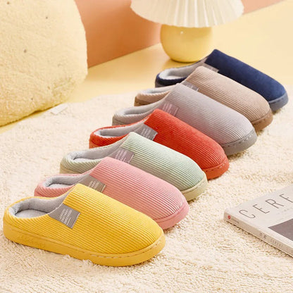 Pantoufles femme en peluche - douceur et confort à la maison