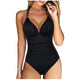 Livia – Maillot de bain sculptant avec haut de bikini push-up et décolleté en V pour femmes