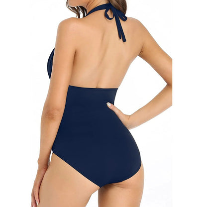 Livia – Maillot de bain sculptant avec haut de bikini push-up et décolleté en V pour femmes