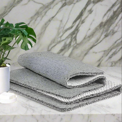 Tapis de Douche Antidérapant – Sèche Rapidement & Hygiénique avec Système de Drainage