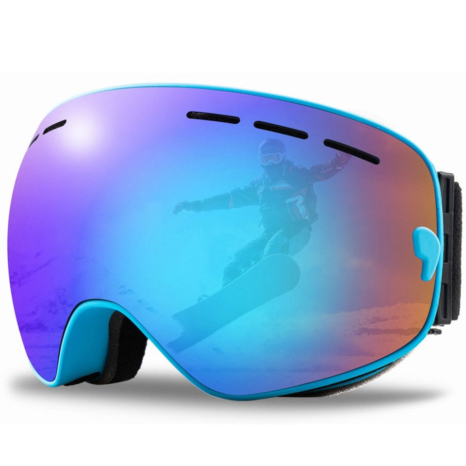 Lunettes de ski anti-buée à double couche pour la neige et le snowboard